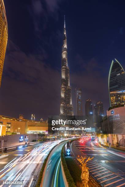 January 16: An General View of the Dubai Burj khalifa taken at sunset on in Dubai, United Arab Emirates