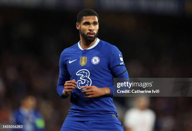 Ruben Loftus-Cheek of Chelsea during the UEFA Champions League group E match between Chelsea FC and AC Milan at Stamford Bridge on October 05, 2022...