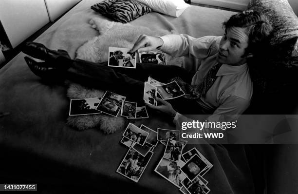 Jamie Auchincloss answers questions during an interview in his apartment.