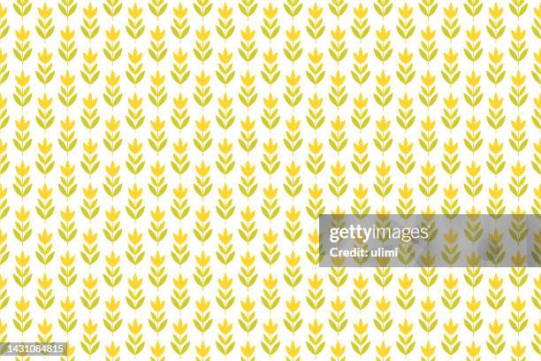 seamless pattern - flower flat lay stock illustrations