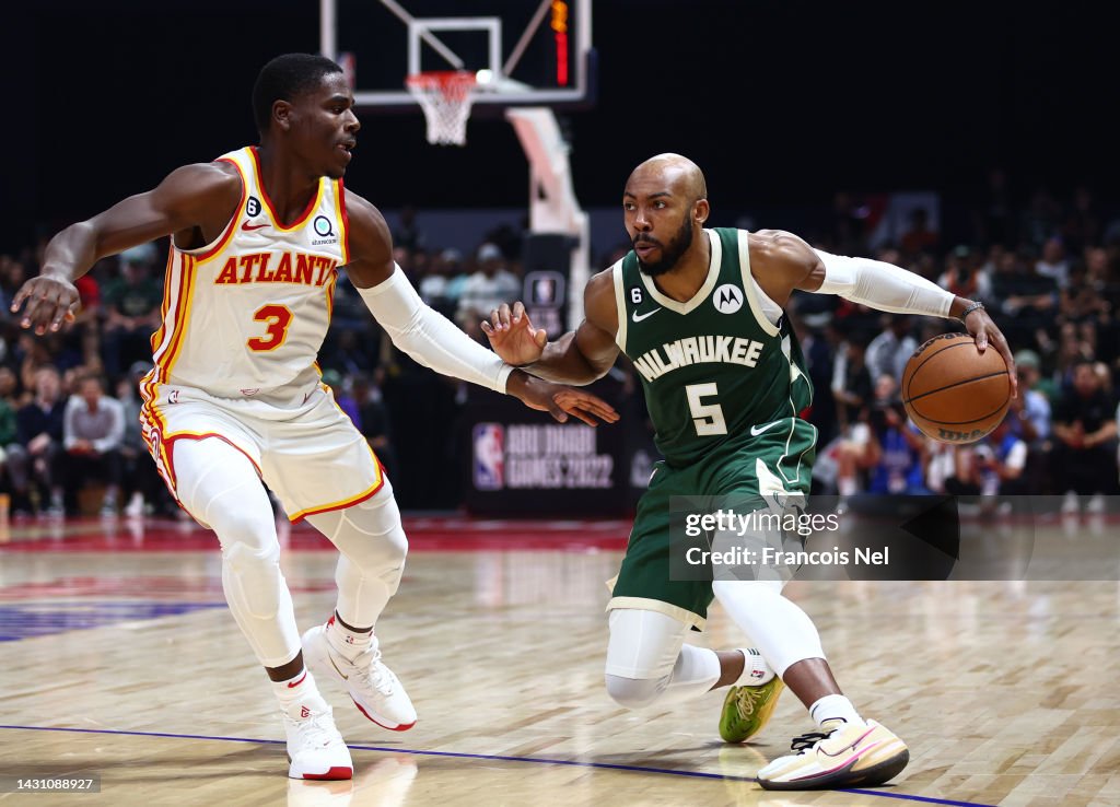 Atlanta Hawks and Milwaukee Bucks - NBA Abu Dhabi Games 2022