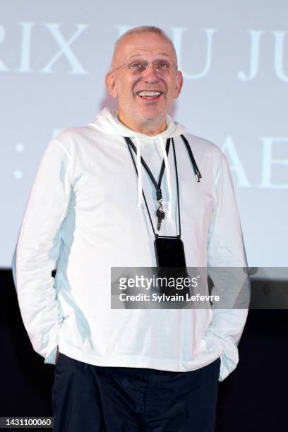 Jean-Paul Gaultier attends the Saint-Jean-de-Luz International Film Festival - Day Four on October 06, 2022 in Saint Jean de Luz, France.