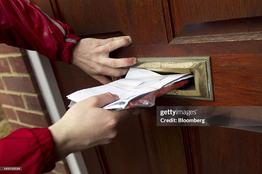 A Postal Round With The Royal Mail Group Ltd As UK Government Plans