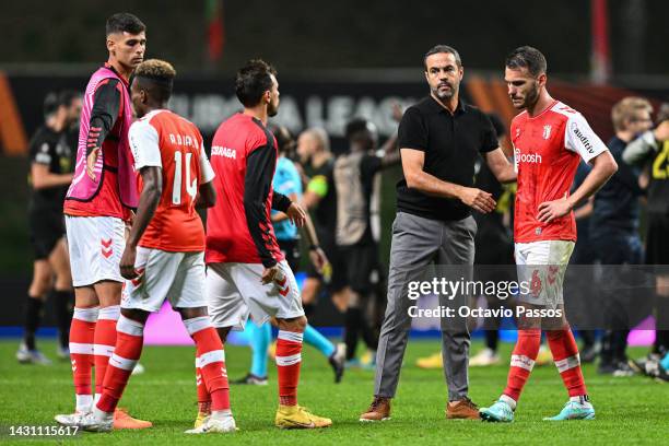 Head coach, Artur Jorge of Braga at the end of the UEFA Europa League group D match between Sporting Braga and Royale Union Saint-Gilloise at Estadio...