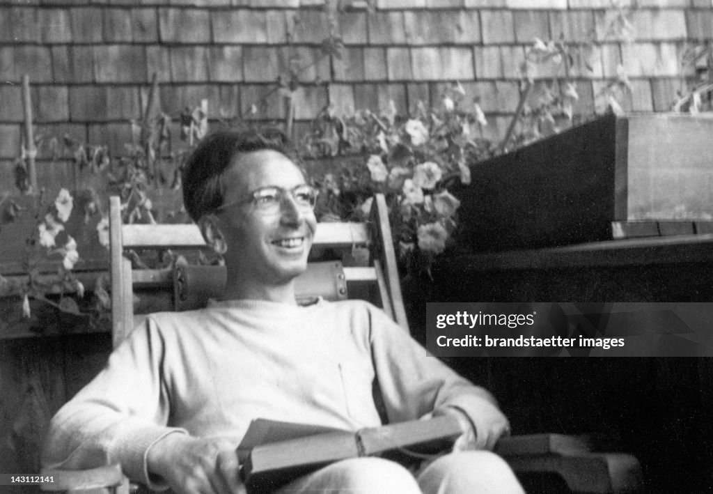 Portrait of Austrian psychologist Viktor Frankl. Photograph. 1947.