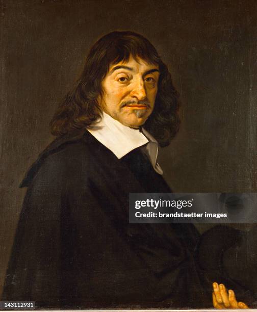 Rene Descartes, portrait. After a lost original by Frans Hals. Oil on canvas. 17th. 77,5 x 68,5 cm - Inv. 1317