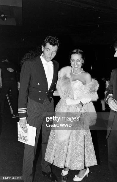 Guests attend a party, ceelbrating the opening of the Twyla Tharp/David Byrne Broadway show "The Catherine Wheel," at Studio 54 in New York City on...