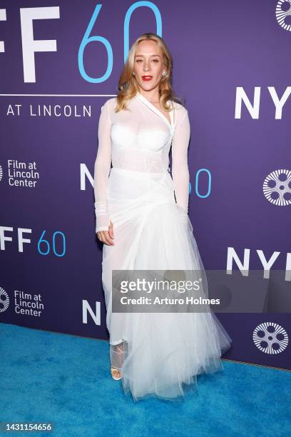 Chloë Sevigny attends the "Bones and All" red carpet event during the 60th New York Film Festival at Alice Tully Hall, Lincoln Center on October 06,...