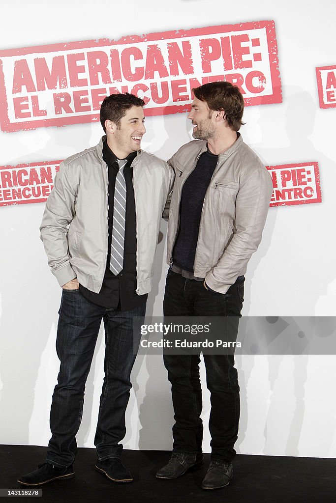 'American Pie: Reunion' Madrid Photocall