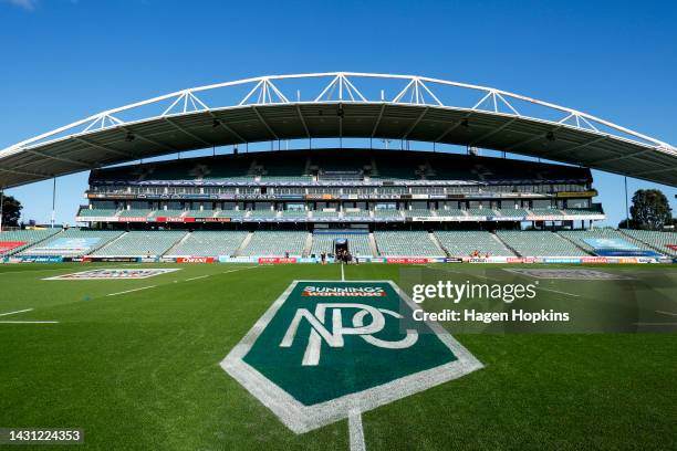 General view of North Harbour Stadium prior to the Bunnings NPC Quarter Final match between North Harbour and Auckland at North Harbour Stadium, on...