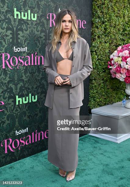 Maia Mitchell attends the 20th Century Studio's "Rosaline" Premiere on October 06, 2022 in Los Angeles, California.