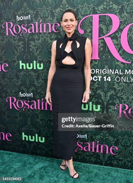 Minnie Driver attends the 20th Century Studio's "Rosaline" Premiere on October 06, 2022 in Los Angeles, California.