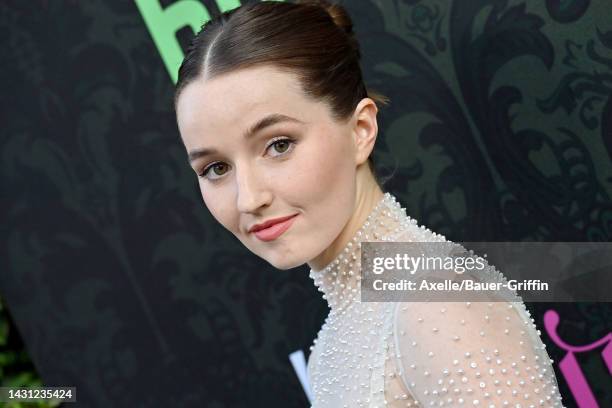 Kaitlyn Dever attends the 20th Century Studio's "Rosaline" Premiere on October 06, 2022 in Los Angeles, California.