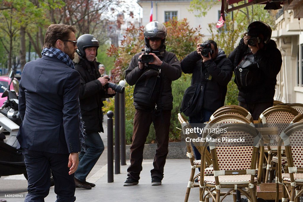 Jason Priestley Sighting In Paris - April 19, 2012