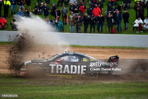 Jake Kostecki driver of the Tradie Racing Ford Mustang during qualifying for the Bathurst 1000, which is race 30 of 2022 Supercars Championship...