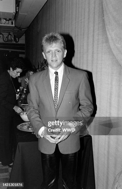 Guests attend a party, ceelbrating the opening of the Twyla Tharp/David Byrne Broadway show "The Catherine Wheel," at Studio 54 in New York City on...