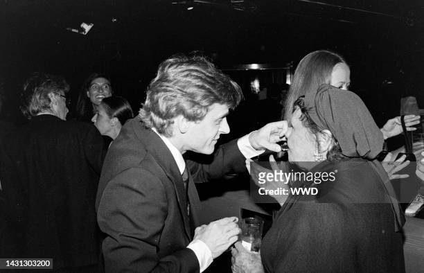 Mikhail Baryshnikov attends a party, ceelbrating the opening of the Twyla Tharp/David Byrne Broadway show "The Catherine Wheel," at Studio 54 in New...