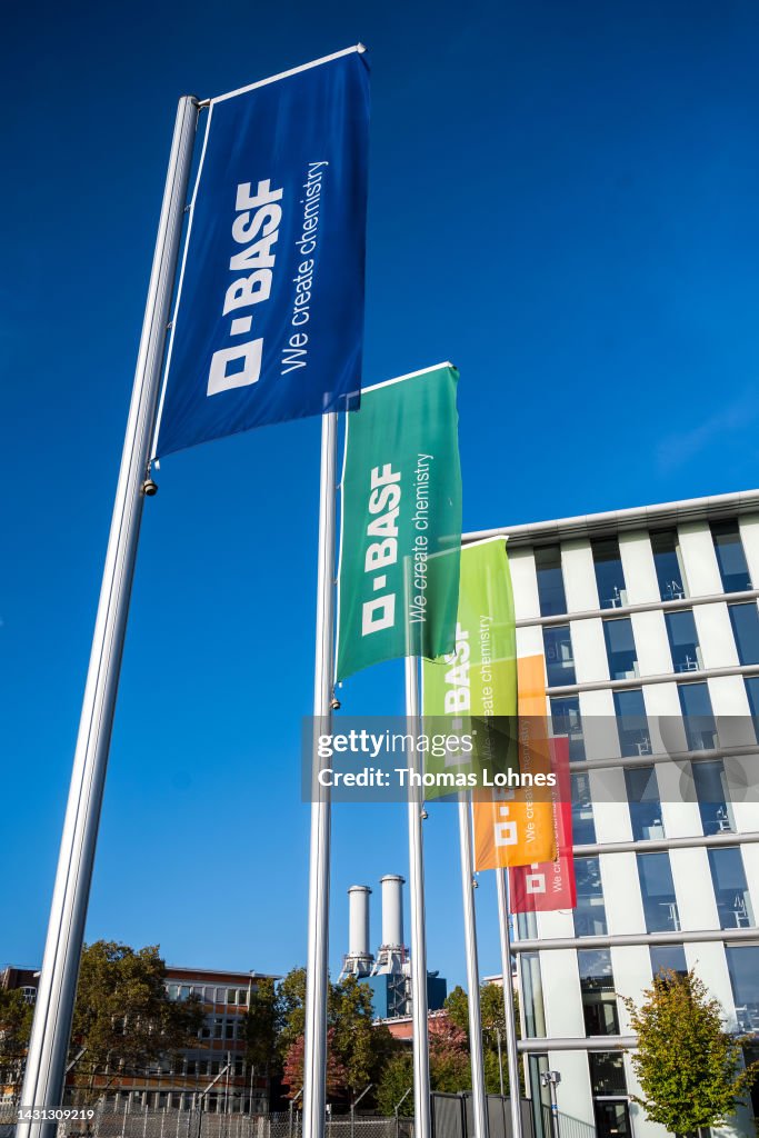 Basf Factory A view of a chemical plant of German company BASF, in Ludwigshafen ...