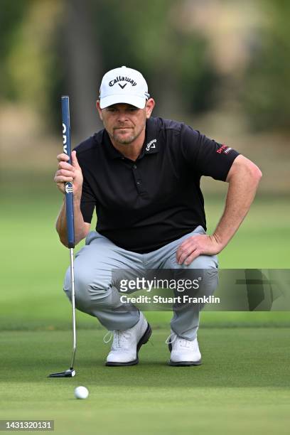 David Drysdale of Scotland putts on the 14th green during Day Two of the acciona Open de Espana presented by Madrid at Club de Campo Villa de Madrid...