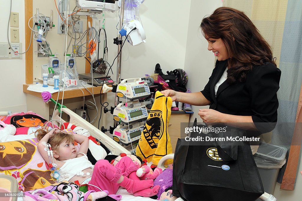 Boston Bruins Madness Comes To Children's Hospital Boston