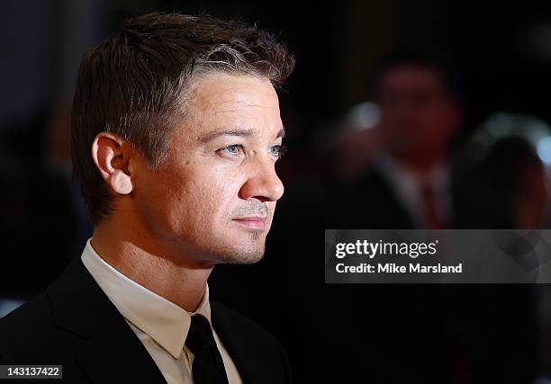 Jeremy Renner attends the European premiere of Marvel Avengers Assemble at Vue West End on April 19, 2012 in London, England.