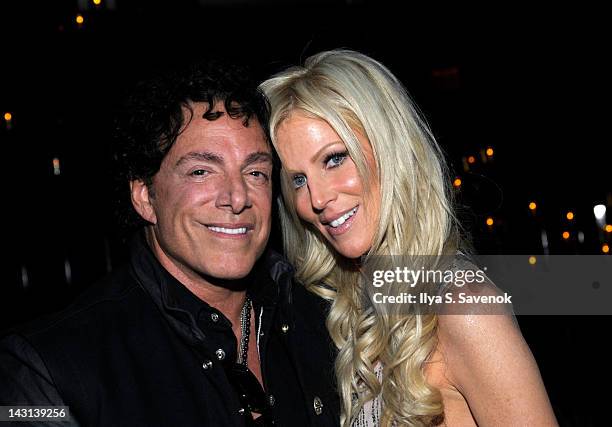 Neal Schon and girlfriend, Michaele Salahi attend the after party for the premiere of "Don't Stop Believin': Every-man's Journey" during the 2012...