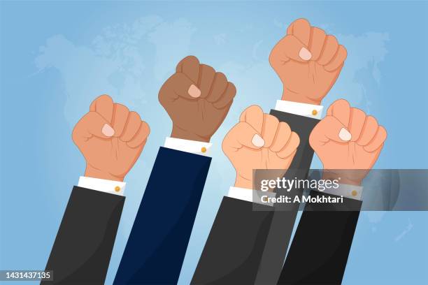 Hand Protest Draw Protest Crowd Drawing High Res Illustrations - Getty Images