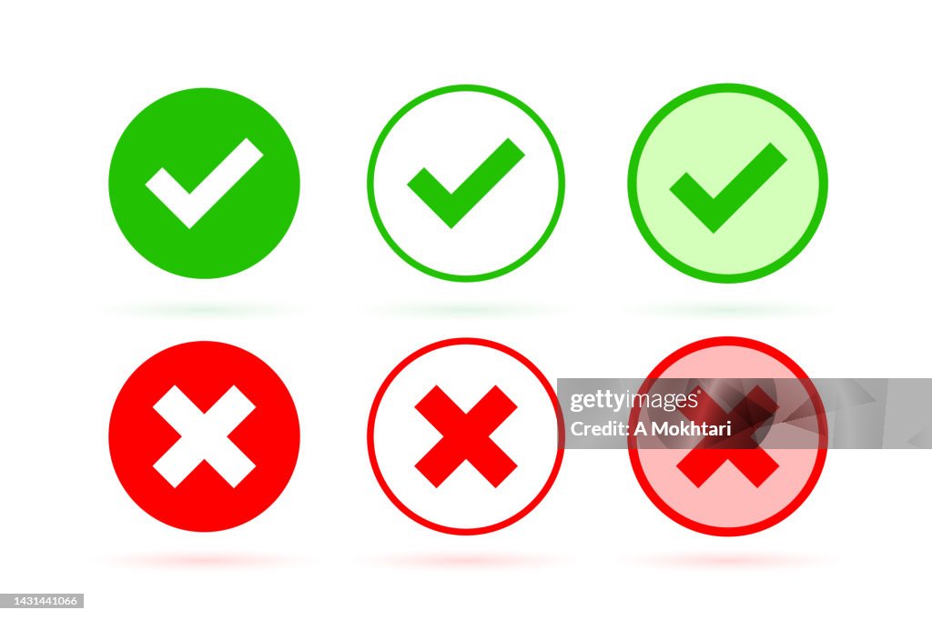 Validation and refusal icon.