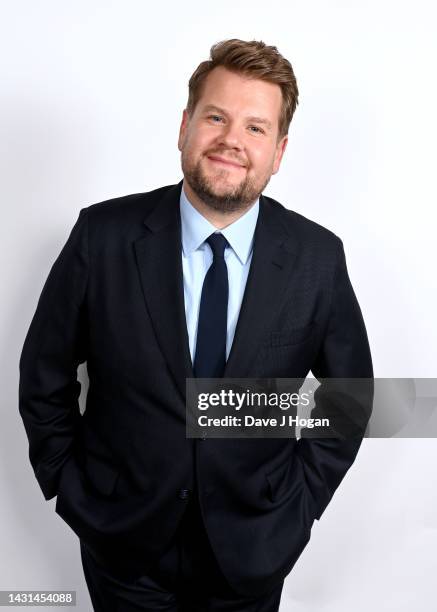 James Corden attends the "Mammals" photocall at Ham Yard Hotel on October 07, 2022 in London, England.