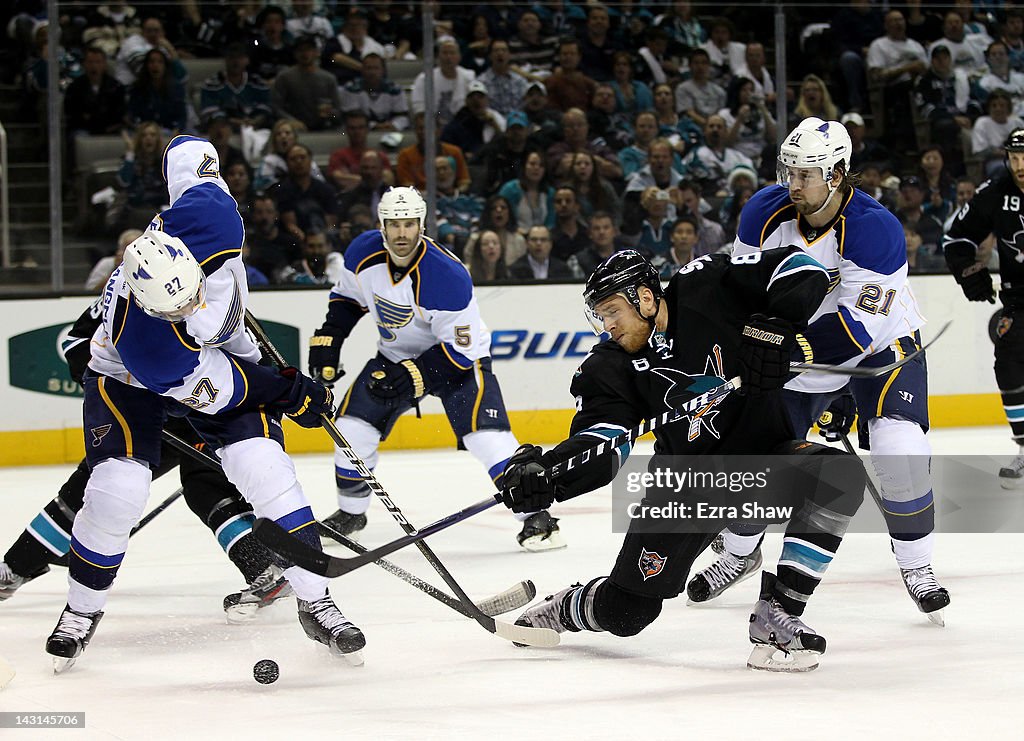 St. Louis Blues v San Jose Sharks - Game Four