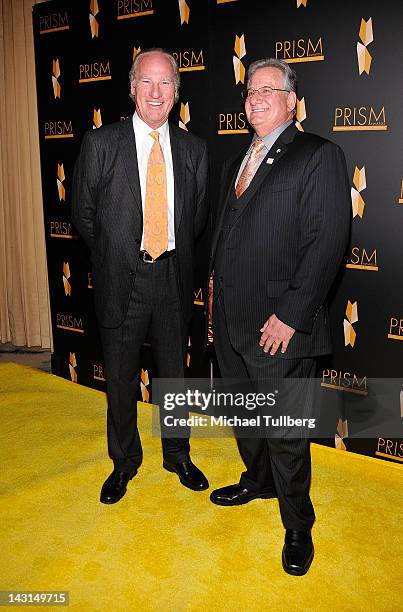 Actor Craig T. Nelson and Brian Dyak of the Entertainment Industries Council arrive at the 16th Annual Prism Awards at the Beverly Hills Hotel on...