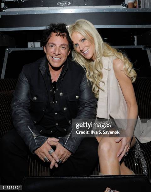Neal Schon and Michaele Salahi attend the after party for the premiere of "Don't Stop Believin': Every-man's Journey" during the 2012 Tribeca Film...