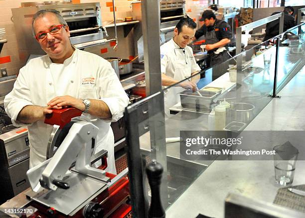 Chef Roberto Donna of La Forchetta on April 12, 2012 in Washington, DC.