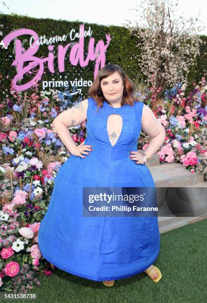 Lena Dunham attends Prime Video’s celebration of “Catherine Called Birdy” at The Grove on October 07, 2022 in Los Angeles, California.