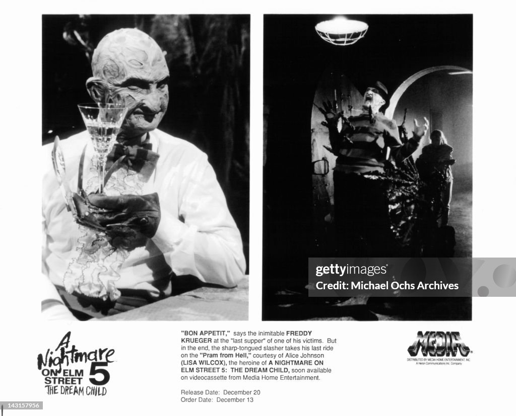 Robert Englund And Lisa Wilcox In 'A Nightmare on Elm Street: The Dream Child'