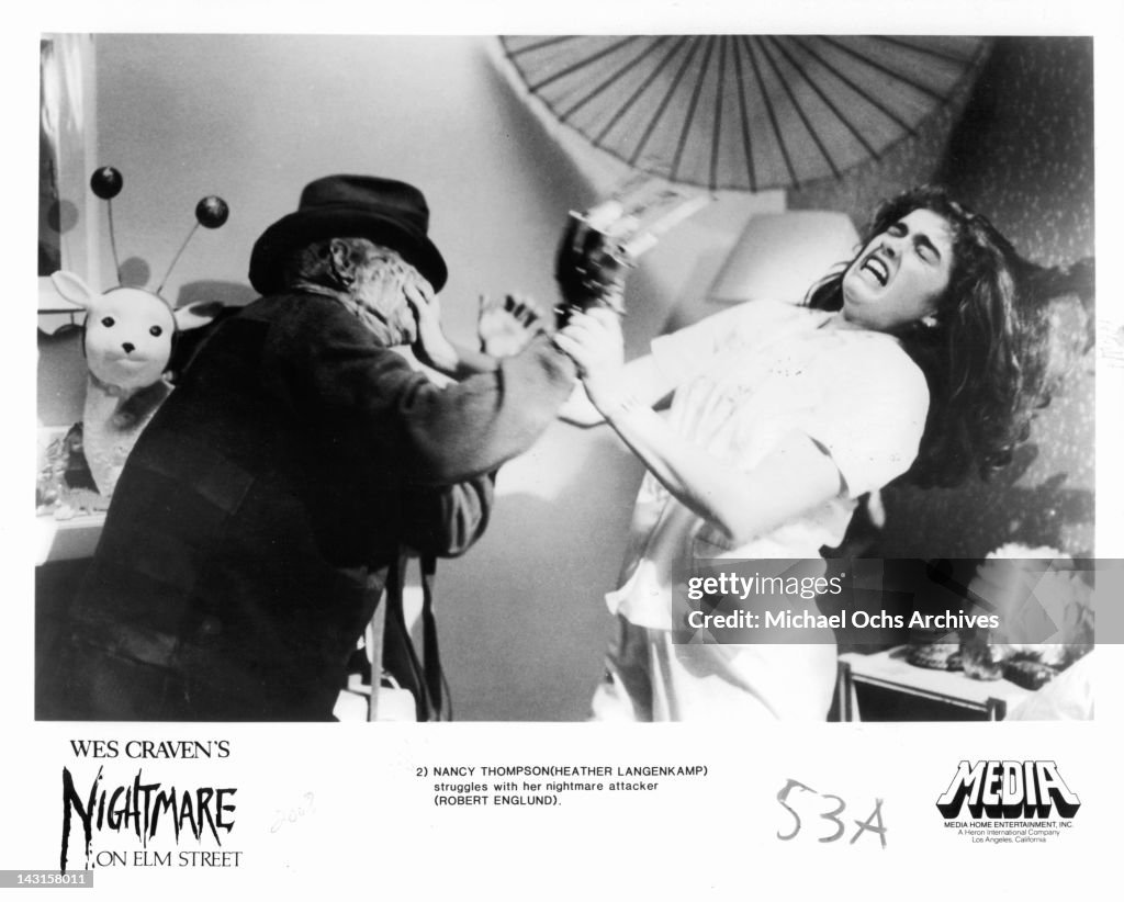 Robert Englund And Heather Langenkamp In 'A Nightmare On Elm Street'