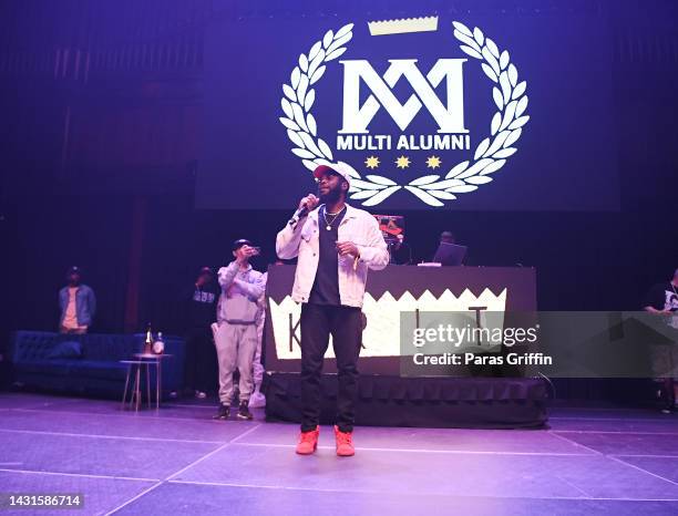 Rapper Big K.R.I.T. Performs onstage during 2022 ONE MusicFest Welcome To Atlanta Party at Tabernacle on October 07, 2022 in Atlanta, Georgia.