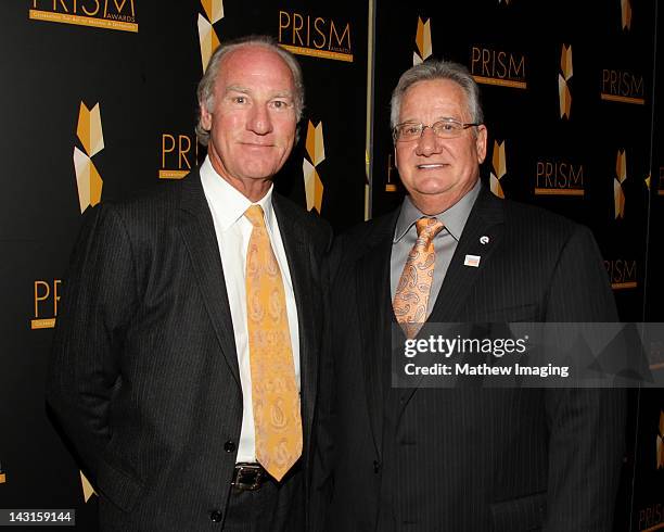 Actor Craig T. Nelson and Brian Dyak, President & CEO, Entertainment Industries Council arrive at the 16th Annual PRISM Awards at Beverly Hills Hotel...