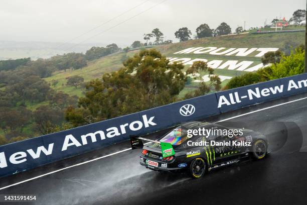Cameron Waters driver of the Monster Energy Racing Ford Mustang during practice for the Bathurst 1000, which is race 30 of 2022 Supercars...