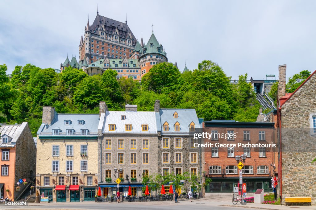 Chateau Frontenac hotel in Quebec, Canada