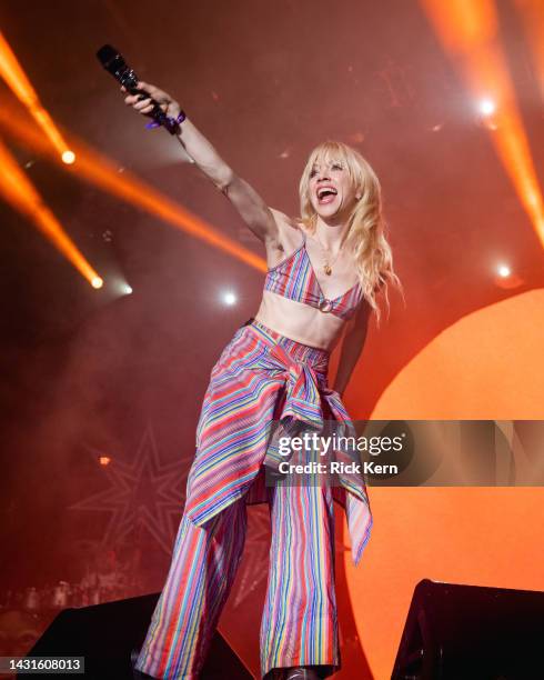 Carly Rae Jepsen performs onstage during weekend one, day one of Austin City Limits Music Festival at Zilker Park on October 07, 2022 in Austin,...