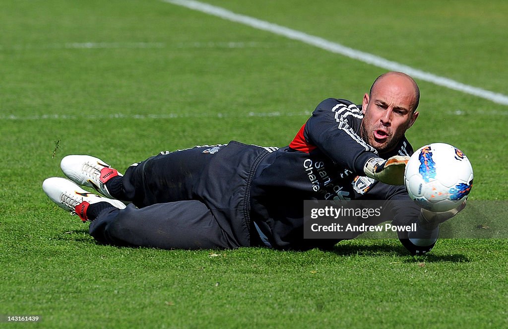 Liverpool FC Training Session