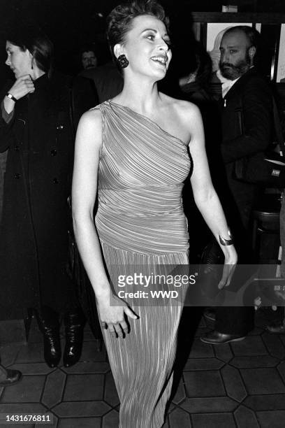 Kate Nelligan attends an event, featuring the presentation of awards for cinematic achievments during 1982, at Sardi's in New York City on January...