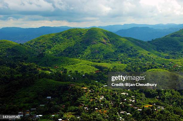 view from the kamakhya hill, assam - guwahati fotografías e imágenes de stock