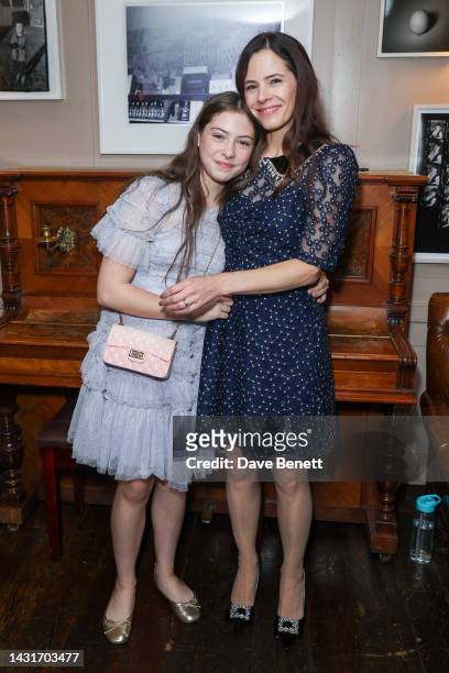 Kila Lord Cassidy and Elaine Cassidy attend a special screening of "The Wonder" hosted by Gurinder Chadha at Soho House on October 8, 2022 in London,...