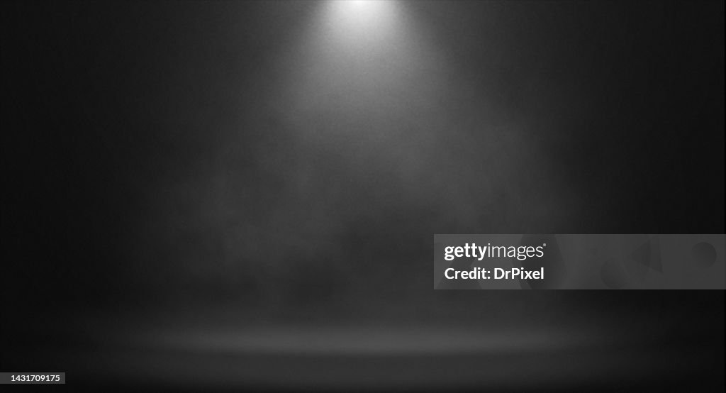 Spotlight with Fog over the Stage