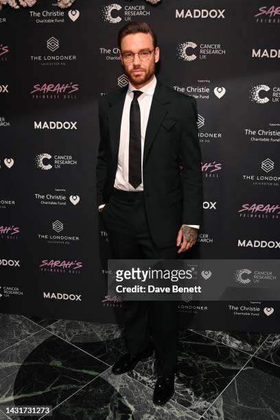 Liam Payne attends the Primrose Ball, in honour of Sarah Harding, hosted by her fellow Girls Aloud bandmates and friends at The Londoner Hotel on...