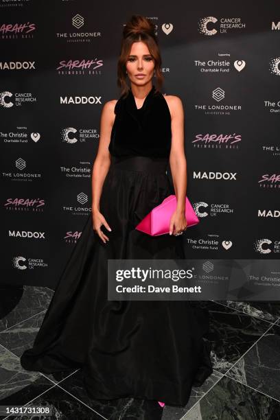 Cheryl attends the Primrose Ball, in honour of Sarah Harding, hosted by her fellow Girls Aloud bandmates and friends at The Londoner Hotel on October...