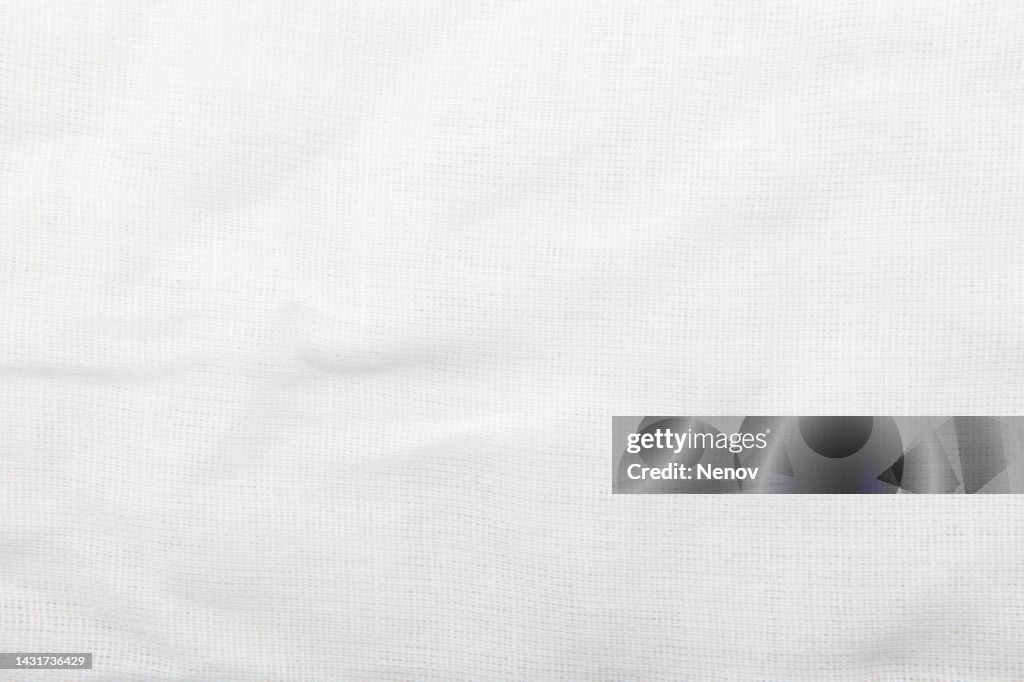 Texture Of White Fabric Background