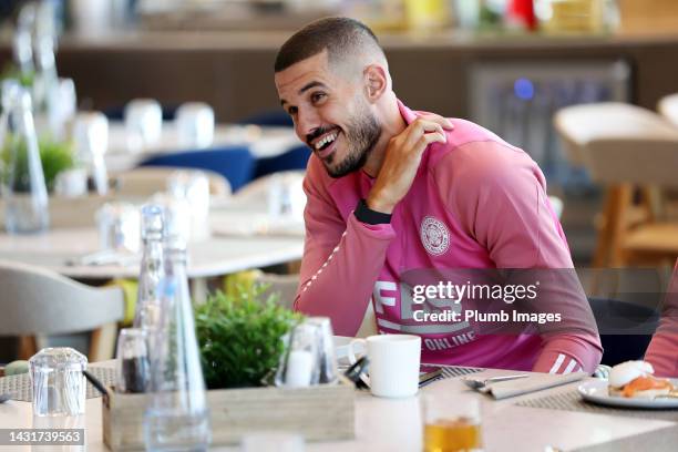 Conor Coady of Leicester City as players return to Pre-Season Training at Leicester City training Complex, Seagrave on July 03, 2023 in Leicester,...